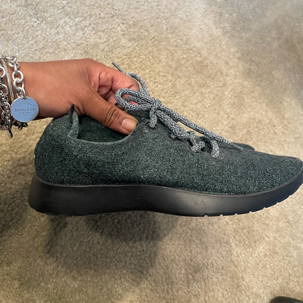 Allbirds runners. Color is like a hunter green